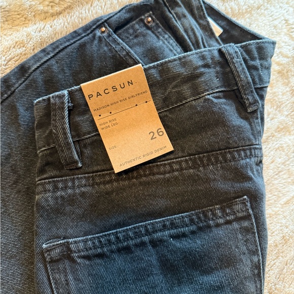 PacSun Dark Gray High Rise Jeans - Picture 2 of 3
